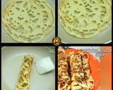 A picture of step 3 of 4 different types of Pancakes.