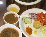 A picture of step 1 of Moringa salad 🥗.