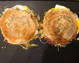 A picture of step 15 of Hiroshima-style Okonomiyaki (Basic).