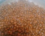 A picture of step 8 of Kala chana-Ashtami prasad.