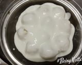 A picture of step 5 of Angoori Dahi Wada.