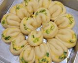 Foto langkah ke 11 dari resep Garlic Flower Bread No Kneed.