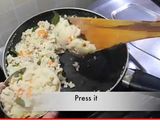 A picture of step 16 of Samak rice upma.