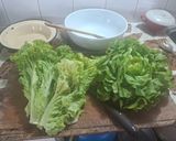 Foto del paso 1 de la receta: Tortilla de lechugas al horno