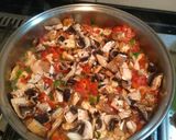 Foto del paso 5 de la receta: Arroz colorido 🍗con pollo y verduras