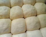 Foto langkah ke 5 dari resep Roti Kasur Isi Sambel Pecel #Empuk #SeratRotiPanjang.