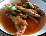 Foto langkah ke 5 dari resep Rujak Ceker Daun Jeruk.