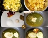 A picture of step 1 of Dhaba Style Aloo Palak/Dhaba Style Potato Spinach.