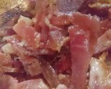 A picture of step 2 of Bacon chicken warm quinoa salad bowl.