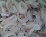 Foto langkah ke 1 dari resep Cumi saos pedas manis.