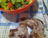 Foto del paso 7 de la receta: Bife a la plancha y ensalada sabrosa