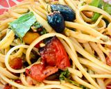 Une image de l'étape 1 de Linguine Pesto citronné.