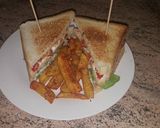 Foto del paso 5 de la receta Sándwich doble pollo