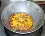 A picture of step 8 of Moong Daal Handvo.