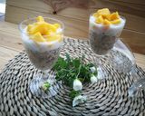 Foto del paso 4 de la receta Copas con quinoa, leche de coco y mango - veggie