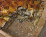 Rakott tagliatelle Sertésszűzzel, gombával és spenóttal (tejszínes) recept fázis 7 fotója