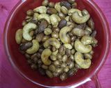 A picture of step 2 of Masala dry fruits.