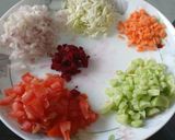 A picture of step 2 of Chickpeas salad / healthy, protein, diet salad.