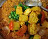 A picture of step 6 of Vegetable kolhapuri.