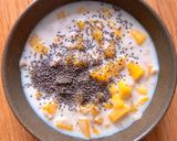 Hình bước làm 2 của món 🌱 Yến Mạch Nấu Sữa Hạt Vị Xoài (Vegan)