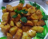 A picture of step 7 of Crispy potato chat.