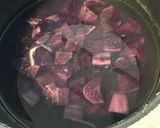 Une image de l'étape 2 de Velouté aux morilles et pommes de terre vitelotte.