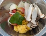 Hình bước làm 1 của món Bún Thái chay