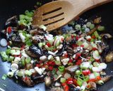 A picture of step 1 of Spicy Beef Stir Fry.