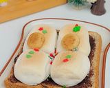 Foto langkah ke 2 dari resep Hazelnut Marshmallow Toast 🍞.