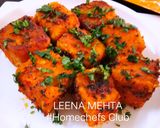 A picture of step 7 of Schezwan Tandoori Khaman.