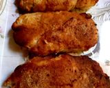 Rántott csirkemell tekercs, sütőben sütve recept fázis 2 fotója