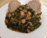 Foto del paso 5 de la receta: Espinacas con garbanzos