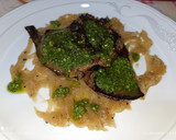 Foto del paso 3 de la receta: Hígado de cordero en salsa pesto