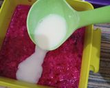 Foto langkah ke 6 dari resep Puding Lumut Buah Naga.