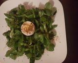 Une image de l'étape 1 de L'oeuf sur un nid de Mâche.