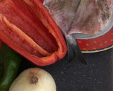 Foto del paso 1 de la receta: Merluza al horno con verduras