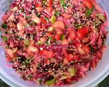A picture of step 4 of Curd Veggie Salad.