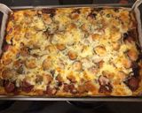 A picture of step 3 of Cauliflower Pizza Crust.