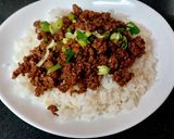 A picture of step 8 of Chinese Minced Beef and Rice.🥰#Mainmeal.