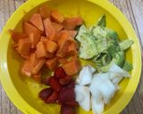 Foto langkah ke 1 dari resep Es Buah Jeli.