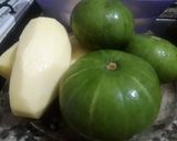 Foto del paso 1 de la receta: 🥒Zapallitos rellenos y papas rellenas🥔😋