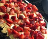 Foto del paso 4 de la receta: Torta de chocolate con frutillas 💖