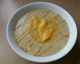 A picture of step 4 of Vickys Mango Lassi Porridge, GF DF EF SF NF.