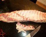 Foto del paso 2 de la receta: PECHITO DE CERDO TIERNIZADO AL VINO BLANCO CON DISCOS DE BATATA