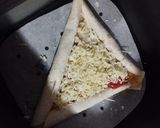 Φωτογραφία βήματος 2 της συνταγής Τορτίγια με αυγό και κασέρι στο Air fryer