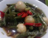 Foto langkah ke 3 dari resep Tumis Buncis Telor Puyuh.
