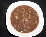 A picture of step 6 of Mushroom Sauce with Cabernet Sauvignon.