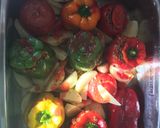 A picture of step 6 of Stuffed peppers and tomato.