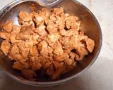 A picture of step 1 of Bbq Samosas with a twist.