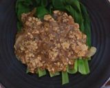 Foto langkah ke 5 dari resep Pokcoy siram tahu lada hitam.